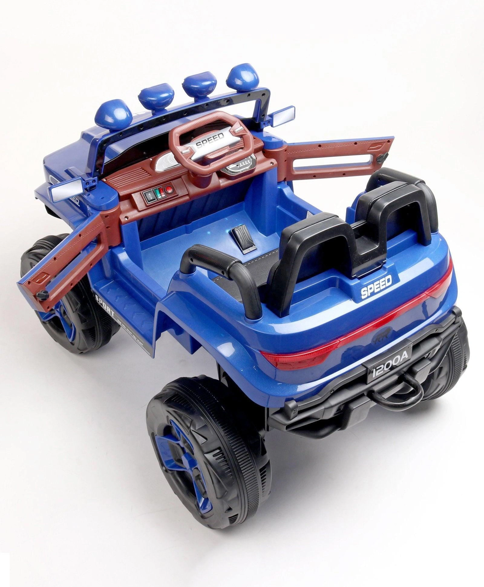 Kid's Bugatti Jeep 4x4 Ride On: Remote Control & Button Start—Adventure Awaits